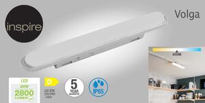 Reglette LED per garage Stagna Volga, luce bianco naturale, 54 cm, 2 x 20W 2800LM IP65 INSPIRE