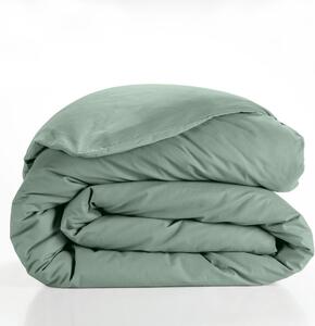 Copripiumino verde in cotone per letto matrimoniale/per letto esteso 240x220 cm Lina – douceur d'intérieur