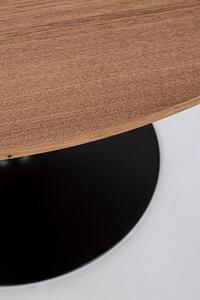 Tavolo BLOOM rovere base nera tondo 120×75 cm