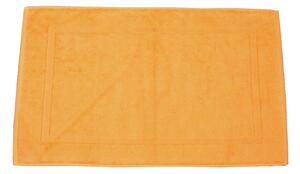 Tappeto bagno rettangolare Eponge in 100% cotone arancione 50 x 80 cm