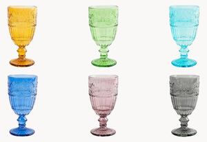 Set di 6 bicchieri da vino bianco Country Flower