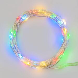 Catena luminosa LED multicolore Microled 1 m