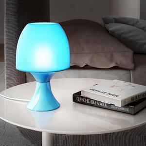 Lampada da tavolo LED Guacamole blu bianco freddo