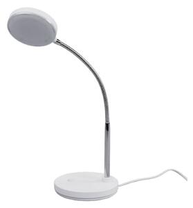 Lampada LED da scrivania Milow, bianca