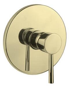 Kamalu miscelatore doccia da incasso in acciaio inox finitura oro | kam-arte oro