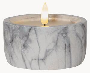 Candela a LED a blocco con fiamma marmo con funzione timer