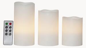 Set di 3 candele LED May con funzione timer e telecomando