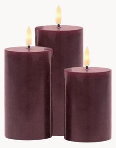 Set di 3 candele a LED a batteria Sille