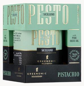 Pesto siciliano con pistacchio, 4 barattoli