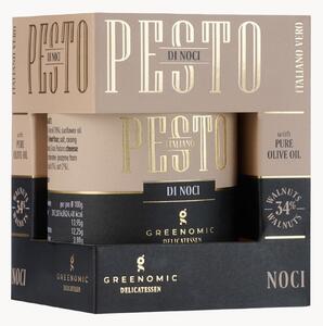 Pesto Italiano con noci, 4 barattoli
