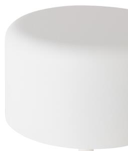 Lampada da tavolo moderna bianca ricaricabile - Poppie