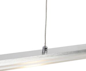 Lampada a sospensione acciaio vetro LED dimmer tattile - PLATINUM