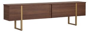 Mobile TV colore naturale scuro con effetto noce 180x50x30 cm Onera – Kalune Design