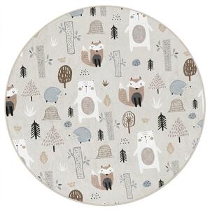 Tappeto per bambini lavabile ø150 cm Forest Friends – Mila Home