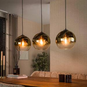 ZIJLSTRA Lampada a sospensione in vetro Bubble, dimmerabile, Ottone / Oro, Soggiorno / Sala da pranzo, Vetro, Scandinavo, Lampada a sospensione