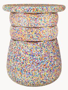 Set pouf contenitore per bambini con pietre impilabili Dynamic, set da 5