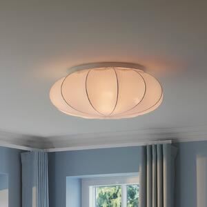Nordlux Plafoniera soffitto Aeron, dimmerabile, Bianco / Opale, Soggiorno / Sala da pranzo, Metallo, Plafoniera