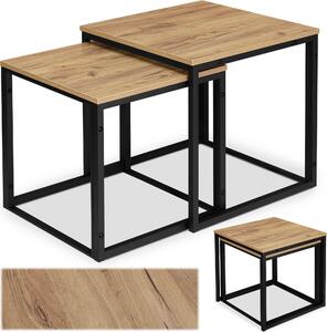 Set di tavolini da caffè PRAVEN CRAFT in stile loft vintage