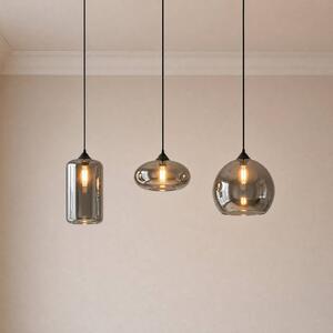 Lampada a sospensione Marla Lindby, dimmerabile, Alluminio / Grigio / Zincato, Soggiorno / Sala da pranzo, Metallo, Moderno, Lampada a sospensione