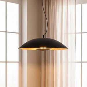 Lampada a sospensione Emilienne Lindby, dimmerabile, Nero, Soggiorno / Sala da pranzo, Metallo, Moderno, Lampada a sospensione