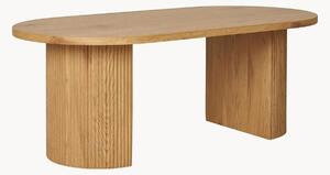 Tavolino da salotto ovale effetto legno Boavista