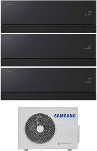 Samsung Climatizzatore Trial Split Inverter 9000+9000+12000 btu Condizionatore con Pompa di Calore Gas R32 Wi-Fi Classe A++/A+ (Unit Interna + Uni