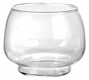 Vaso in vetro trasparente H 9 cm, Ø 12 cm