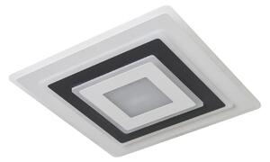 Plafoniera Lindby, Rebeka, dimmerabile, Bianco, Soggiorno, Plastica, Moderno