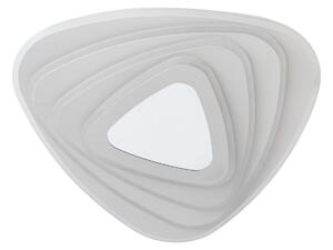 Plafoniera Lindby, Rebeka, dimmerabile, Bianco, Soggiorno, Metallo, Moderno
