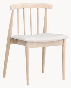 Set di 2 sedie da pranzo in legno di albero della gomma Flora