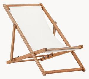 Sedia a sdraio in legno di acacia Peachy