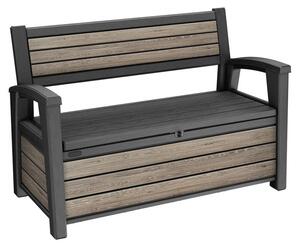 Panchina da giardino Keter Deco Bench 227L - 133x61x89 cm - legno di frassino