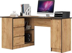 Scrivania Angolare B20 CLP 155 cm Porta Sinistra Db Craft