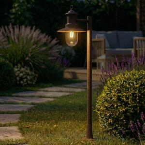 Lampioncino da giardino Eloretta Lindby, dimmerabile, Marrone / Ruggine, Metallo, Campagna / Rustiche, Lampada da esterni
