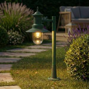 Lampioncino da giardino Eloretta Lindby, dimmerabile, Verde, Metallo, Campagna / Rustiche, Lampada da esterni
