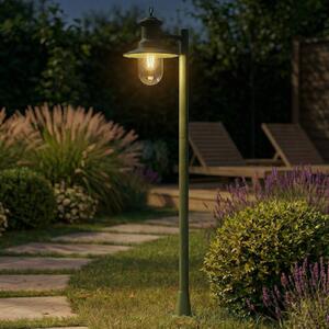 Lampioncino da giardino Eloretta Lindby, dimmerabile, Verde, Metallo, Campagna / Rustiche, Lampada da esterni