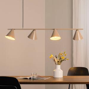 Lampada a sospensione Hängeleuchte Form 4 ALDEX, dimmerabile, Crema / Ambra, Soggiorno / Sala da pranzo, Metallo, Moderno, Lampada a sospensione