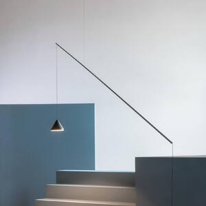 Vibia Lampada a sospensione NORTH, dimmerabile, Nero, Soggiorno / Sala da pranzo, Plastica, Design, Lampada a sospensione