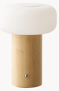 Lampada da tavolo portatile a LED in bambù Stafford