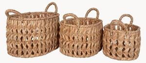 Set di 3 cestini in fibra naturale Balerma