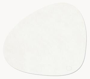 Set di 4 tovagliette americane in pelle fatte a mano Curve