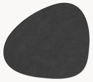 Set di 4 tovagliette americane in pelle fatte a mano Curve