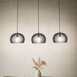 Lampada a sospensione Jusra Lindby, dimmerabile, Nero, Soggiorno / Sala da pranzo, Metallo, Moderno, Lampada a sospensione