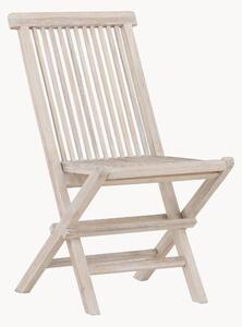 Set di 2 sedie da giardino in legno di teak Kenya
