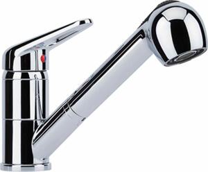 Miscelatore monocomando lavello con doccetta cromata Franke 379315
