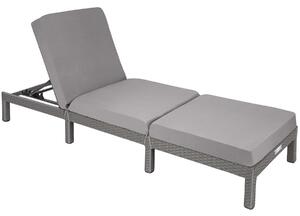 TecTake GmbH 402308 lettino prendisole in rattan sofia
