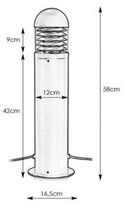 Markslöjd 106933 - Lampada da esterno a LED GARDEN24 LED/6W/24V 58 cm IP44 nera