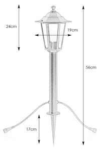 Markslöjd 107991 - Lampada LED da esterno GARDEN24 LED/3W/24V 56 cm IP44 nera