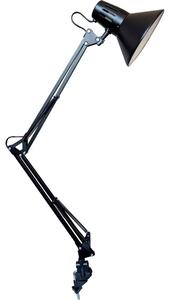 Osram - Lampada da tavolo con morsetto PANAN 1xE27/11W/230V nera