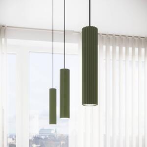 Lampada a sospensione ALORA SOLLUX LIGHTING, dimmerabile, Verde, Soggiorno / Sala da pranzo, Alluminio, Lampada a sospensione